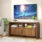 Small TV Stand for Bedroom, Low Fluted TV Console for 40 43 Inch, Mid Century - Image 2