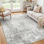 RELEANY Washable Area Rugs 6'x9' Non-Slip Modern Abstract Soft - Image 4