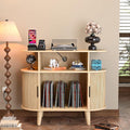 LUVIOHOME Large Round Record Player Stand by LUVIOHOME