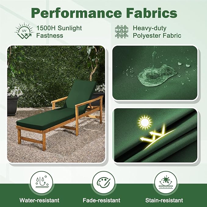 Chaise Lounge Cushions Outdoor, Outdoor Chaise Cushion - Image 5