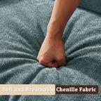 Modern Loveseat Sofa Chenille Cloud Couch - Image 4