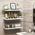 RYOFOBETTO Floating Shelves for Wall Decor, Living Room, Picture Frames - Image 2