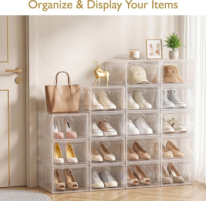 7 code Shoe Organizer, Collapsible Closet Storage Rack - Image 9