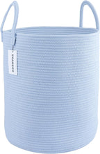 XUANGUO Cotton Rope Laundry Basket Hamper by XUANGUO