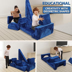 Contour Comfort Kids Couch 14 PC Modular Kids Play Couch Set – Convertible Sofa - Image 6