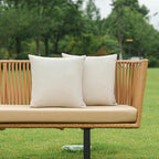 NiNi ALL Pack of 2 Decorative Outdoor Waterproof Pillow Covers Square Garden - Image 2