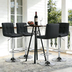 DUMOS Bar Stools Set of 4, 24 inch Counter Height Bar Stools, Upholstered - Image 8