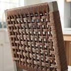 27" Woven Rope Counter Stools Set of 4 - Image 7