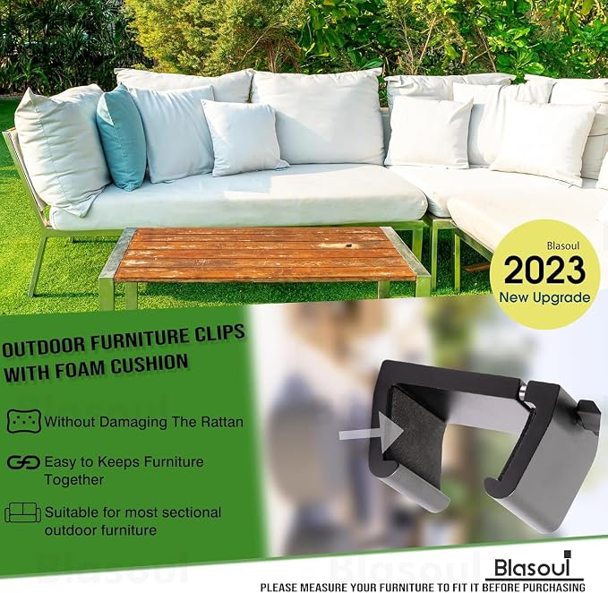 Blasoul Universal Heavy-Duty Outdoor Furniture Clips - Image 9