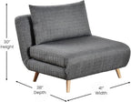 Flash Furniture Shaw Tri-Fold Convertible Sleeper Chair - Image 3
