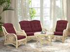 Malibu Lounge Living Accent Armchair Natural Rattan Wicker Handmade Design - Image 7