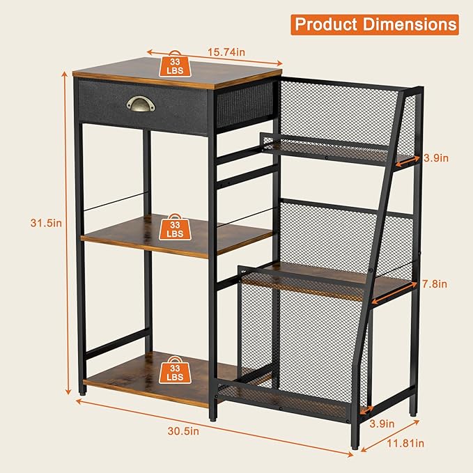 Jakyitvi Liquor Cabinet Bar for Home - Image 2
