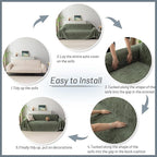 MYSKY HOME Couch Covers for 3 Cushion Couch Sofa, Sectional Couch Cover L Shape - Image 7