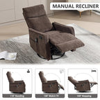 Trustyue Swivel Rocker Recliner Chair, 360° Swivel Recliner - Image 6