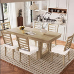 Smiry Waterproof Seat Covers for Dining Room Chairs Set of 4, Stretch Jacquard - Image 8