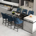 VKNOW Bar Stools Set of 6, Modern Counter Height Bar Stools by VKNOW