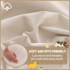 Loiion Velvet Sofa Cover, Ultra Soft Waterproof Non-Slip Couch Cover - Image 6