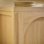 Walker Edison Sasha 4-Door Reeded Sideboard Buffet - Image 6