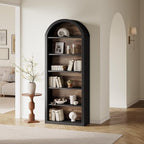 LITTLE TREE 6-Tier Bookcase, Large Freestanding Wooden Open Bookcase Bookshelf - Image 2