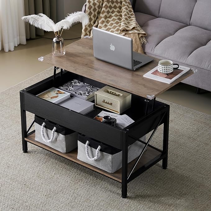 VINGLI 36" Lift Top Coffee Table by VINGLI