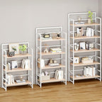 No Assembly Folding Bookshelf, 4 Tiers Collapsible Book Shelf - Image 5