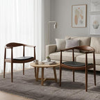 Kennedy Armchair, Mid Century Modern Dining Chair, PU Upholstered Kennedy Chair - Image 2