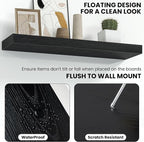 Fun Memories 67 Inch Fireplace Mantel Shelf, Deep Floating Shelves - Image 4