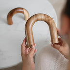 PEAKOLY Wood Arch Bookshelf Decor - Image 7