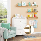 Forbena Natural Wood Nursery Bookshelves - Image 6
