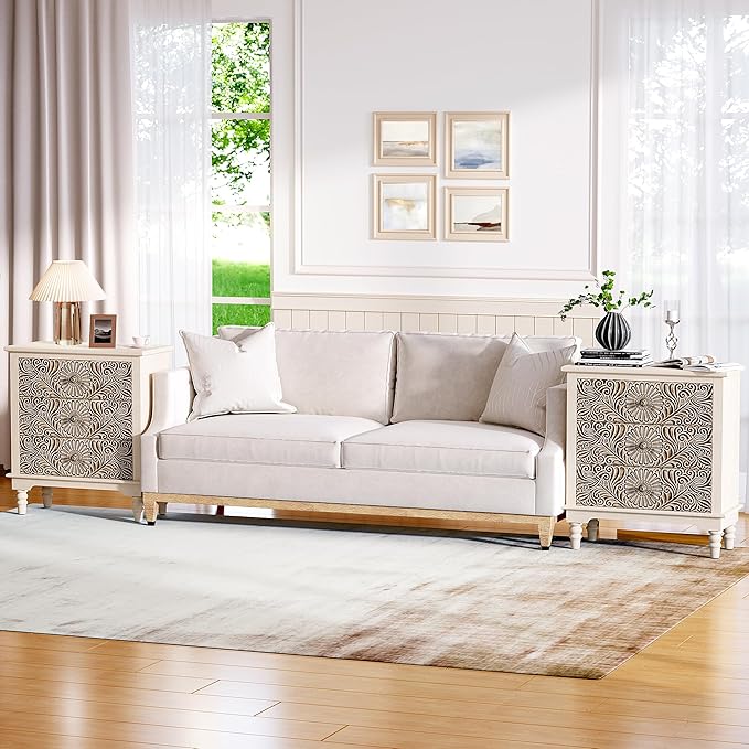 SUNBURY Night Stand Set 2, Accent End Table - Image 2
