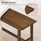HOOBRO 39.3'' Bamboo Dining Bench, Farmhouse Kitchen Table Bench, Kitchen & - Image 3