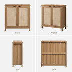 SICOTAS Sideboard Buffet Coffee Bar Cabinet - Image 9
