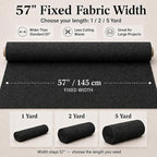Mini Chenille Linen Blend Upholstery Fabric by the Yard, 57 Inch Wide Soft - Image 3