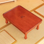 Folding Korean Dining/Tea Room Kang Low Wooden Table - Image 6