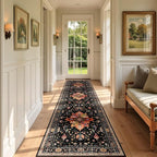 RELEANY Area Rugs 3'x9' Runner Rug Non Slip Washable - Image 2