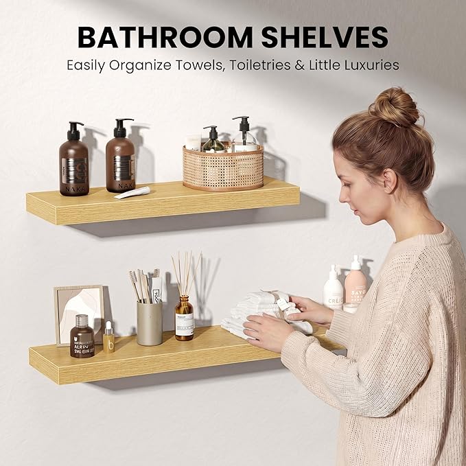 Fun Memories 55Inch Long Floating Shelves, 8 Inch Deep Shelves - Image 7