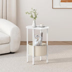 Vagusicc Round Side Table End Table - Image 5