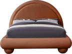 Meridian Furniture MadridCognac-F Madrid Collection Art Deco Full Bed - Image 4