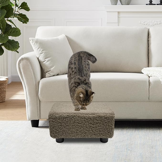 CAROLMADE Small Foot Stool Ottoman Footstool - Image 6