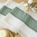 FEXIA Sage Green Table Runner 90 Inches Long - Image 3