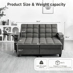 oaaktu Queen Size Sleeper Sofa Couch - Image 2