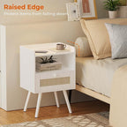 SUPERJARE Nightstands with Charging Station, Bedside Table Set of 2 with PE - Image 4