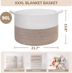 INDRESSME XXXLarge Blanket Basket - Image 7