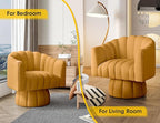 Dewhut Swivel Accent Chair, 360° Swivel Barrel Chair - Image 4
