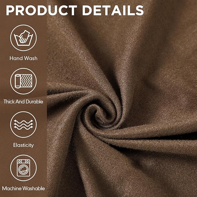 Peryiter 3 Pcs Couch and Loveseat Covers Set Sofa Cover - Image 3