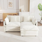 mikibama Modular Sectional Sofa, 76.4 Inch L Shaped Couch Set - Image 9