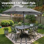SUPERJARE 13FT Outdoor Patio Umbrella - Image 2