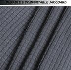NeColorLife Stretch Ottoman Cover Square Soft Knitted Jacquard Washable Thick - Image 3