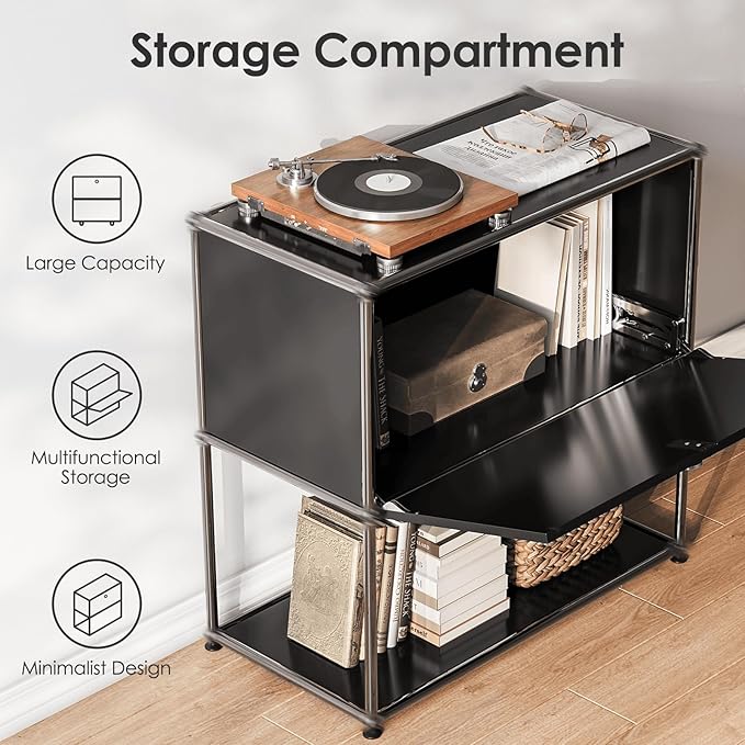 Modern Storage Cabinet Sideboard Versatile Free-Standing Organizer Cabinets - Image 4