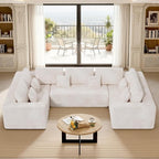Luxanimarion 136'' Large Sectional Cloud Couches by Luxanimarion